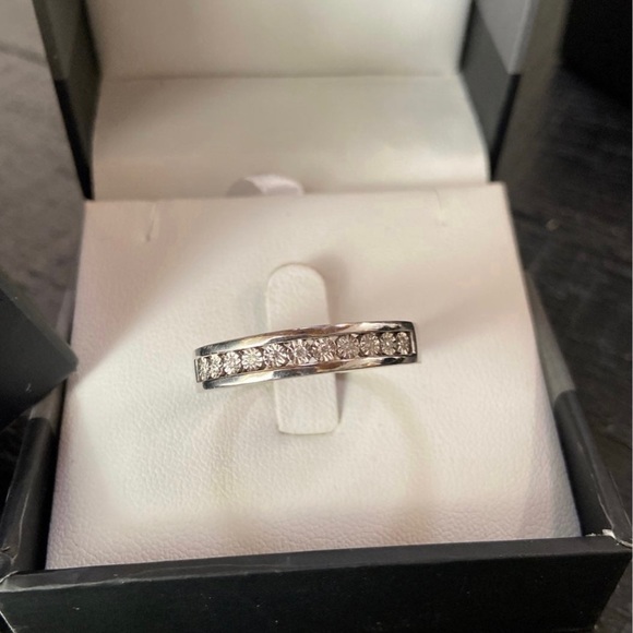 Diamond wedding trio. Never worn.